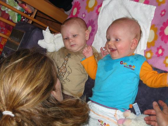 Jonathan op bezoek bij Saskia