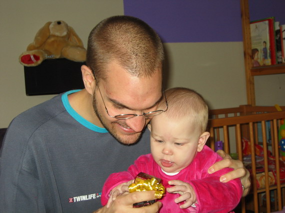 'Ik hou 'm liever zelf, papa!'