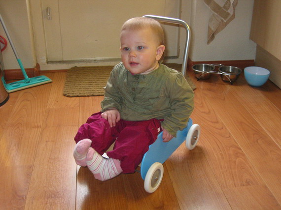 hahaha.. ik kan ook ín mijn loopkar