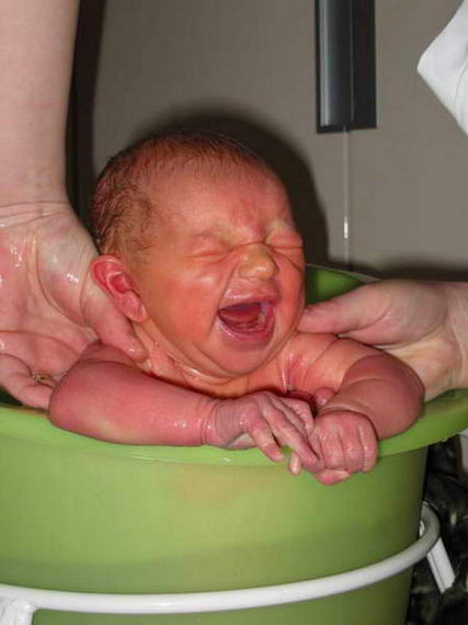 In bad vond ze het écht lekker