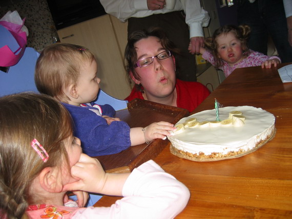 Blaast mama nou mijn kaarsje uit?