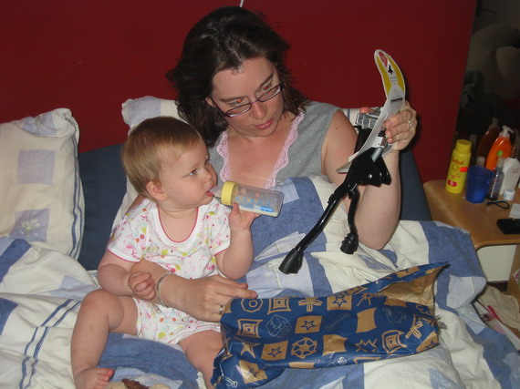 Mama een k'dootje gegeven voor moederdag