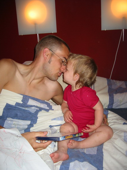 Ik geef papa een kadootje voor vaderdag