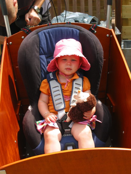 Er op uit in de nieuwe bakfiets