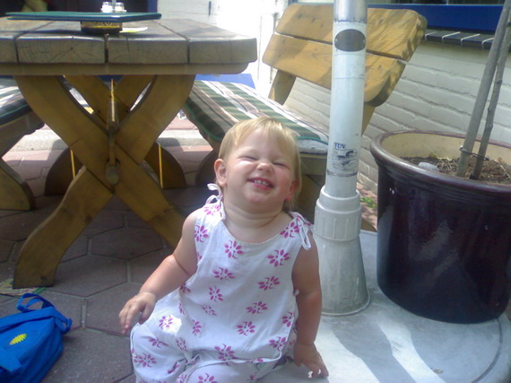 Lekker raar kijken als papa een foto maakt