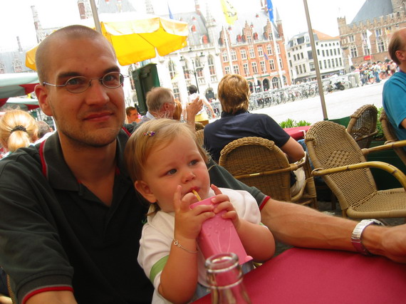 Op een terrasje in Brugge