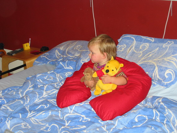 Dit is pas lekker in bed zitten.