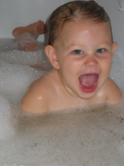 Ik vermaak me wel in bad!