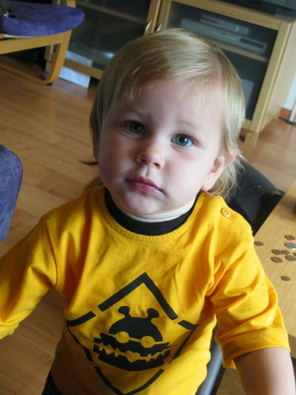 Het Lowlands shirt dat papa heeft meegenomen voor mij