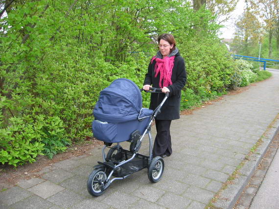 Voor het eerst buiten, een blokje om