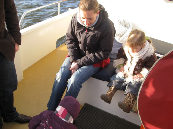 5e kerstdag.. een toertje op de boot. Gezellig, maar koud.