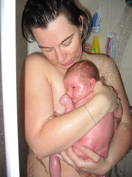 Ook met mama kun je onder de douche