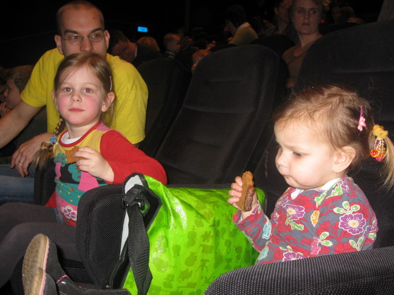 We gaan naar de bioscoop, naar de nieuwste film van Dora
