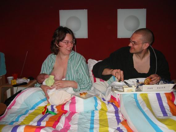 Alledrie ontbijten op moederdag