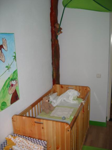 Vanaf vandaag slaapt Saskia in haar eigen kamertje