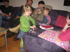 Sinterklaas met Oma Corrie, David, Oom Roel en Tante Annett